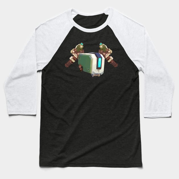 Bastion's Fire Power Baseball T-Shirt by No_One